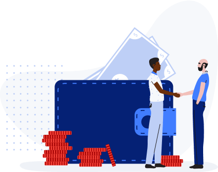 Graphic depicting Sales Department Leads